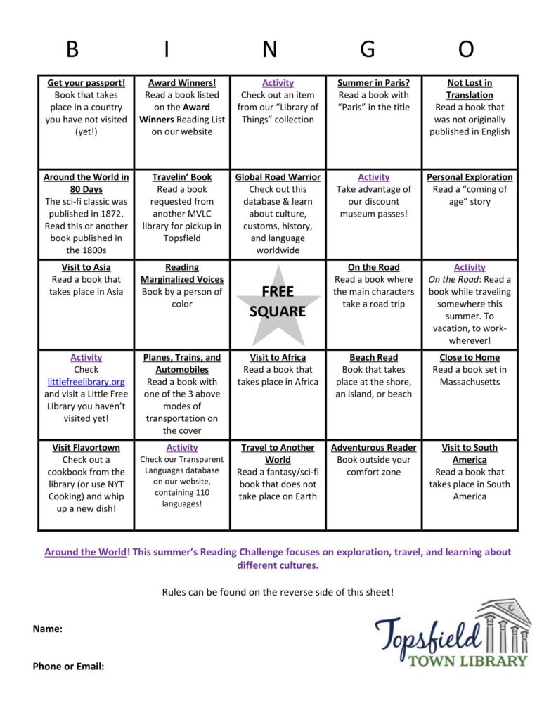 Fill Your Adult Summer Reading Challenge Bingo Sheet With These Books